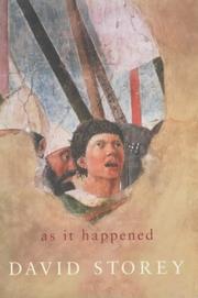 Cover of: As it happened by David Storey