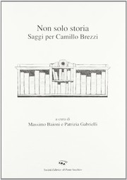 Cover of: Non solo storia: saggi per Camillo Brezzi