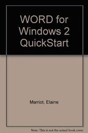 Cover of: Word for Windows QuickStart