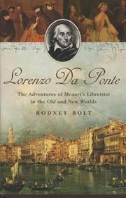 Lorenzo da Ponte : the adventures of Mozart's librettist in the old and new worlds