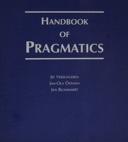 Cover of: Handbook of Pragmatics: 2011 Installment