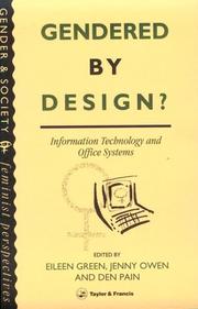 Cover of: Gendered by design?: information technology and office systems