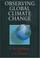 Cover of: Observing global climate change