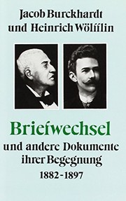 Jacob Burckhardt und Heinrich Wölfflin by Jacob Burckhardt