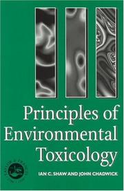 Cover of: Principles of environmental toxicology