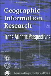 Geographic information research : trans-Atlantic perspectives