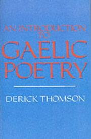 An introduction to Gaelic poetry