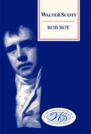 Cover of: Rob Roy (Edinburgh Edition of the Waverley Novels) by Sir Walter Scott, David Hewitt