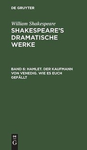 Cover of: Hamlet. der Kaufmann Von Venedig. Wie Es Euch Gefällt