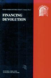 Financing devolution