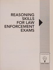 Cover of: Reasoning skills for law enforcement exams