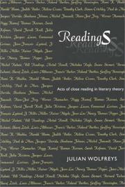 Cover of: Readings: acts of close reading in literary theory