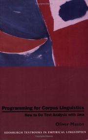 Programming for corpus linguistics : how to do text analysis with Java