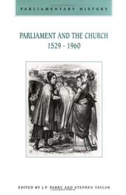 Parliament and the Church, 1529-1960