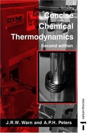 Cover of: Concise chemical thermodynamics