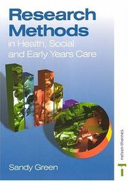 Research methods in health, social and early years care