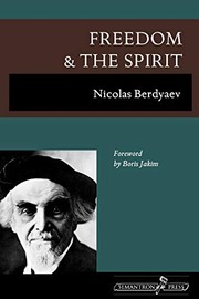 Cover of: Freedom and the spirit