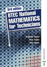 Cover of: BTEC National Mathematics for Technicians