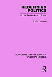 Cover of: Redefining Politics Routledge Library Editions: Political Science Volume 45