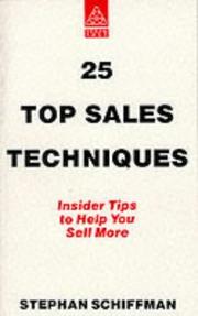 Cover of: 25 Top Sales Techniques