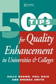 Cover of: 500 TIPS FOR QUALITY ENHANCEMENT (500 Tips) by Sally Brown