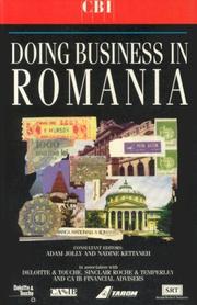 Cover of: Doing business in Romania