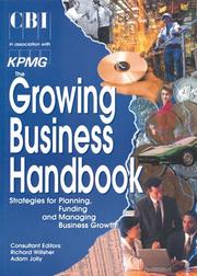 Cover of: The Growing Business Handbook