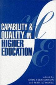 Capability and quality in learning