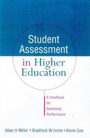 Student assessment in higher education : a handbook for assessing performance