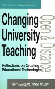 Changing university teaching : reflections on creating educational technologies