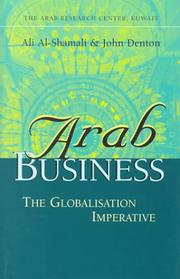 Cover of: Arab business: the globalisation imperative