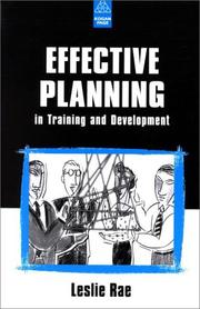 Effective planning in training and development