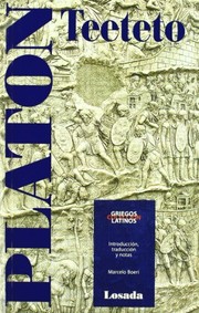 Cover of: Teeteto by Πλάτων, LOSADA S.A.