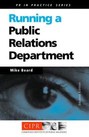 Running a public relations department