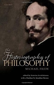 Cover of: Historiography of Philosophy: With a Postface by Jonathan Barnes