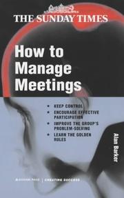 How to manage meetings