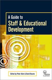 A guide to staff & educational development