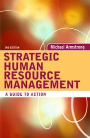 Cover of: Strategic human resource management: a guide to action