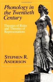 Phonology in the twentieth century : theories of rules and theories of representations