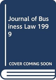 Cover of: Journal of Business Law