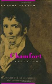 Cover of: Chamfort, a biography