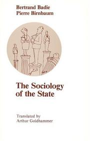 The sociology of the state