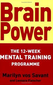 Brain power : the 12-week mental training programme