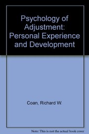 Cover of: Psychology of adjustment: personal experience and development