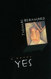 Cover of: Yes by Thomas Bernhard