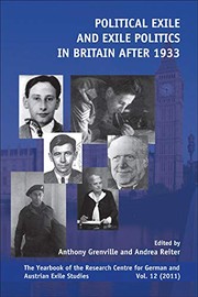 Cover of: POLITICAL EXILE AND EXILE POLITICS IN BRITAIN AFTER 1933