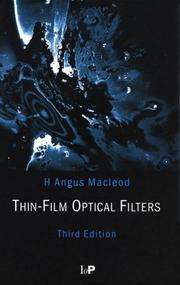 Thin-film optical filters by H. A. Macleod