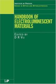 Handbook of electroluminescent materials