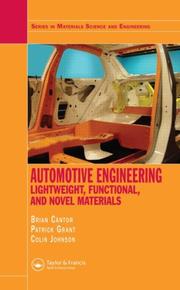 Automotive engineering : lightweight, functional, and novel materials