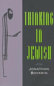 Cover of: Thinking in Jewish